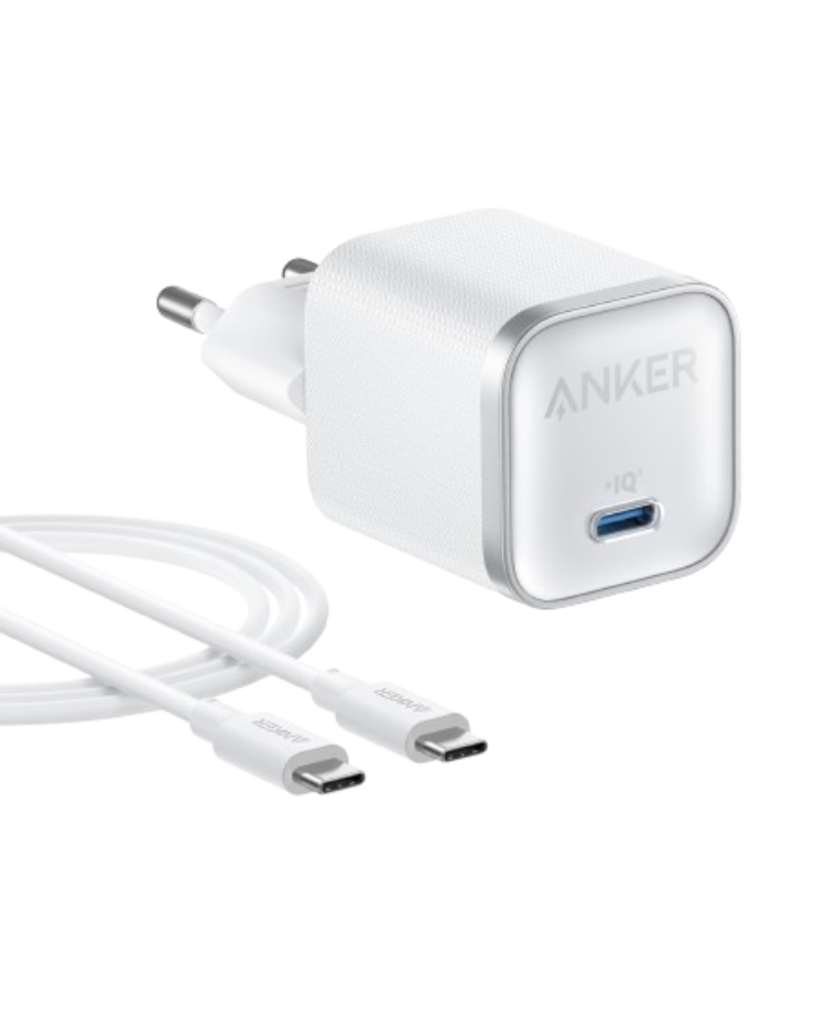 Anker Nano Charger (45W) with USB-C to USB-C Cable