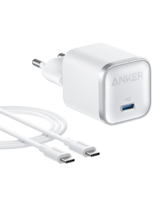Anker Nano Charger (45W) with USB-C to USB-C Cable