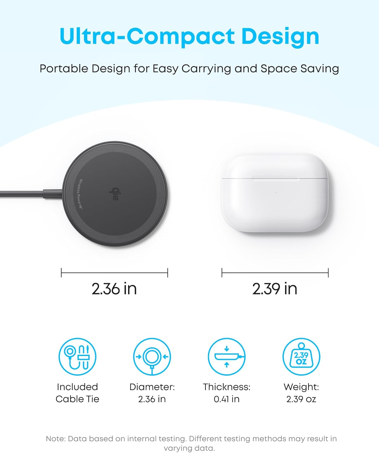 MagGo Wireless Charger (15W, Pad)