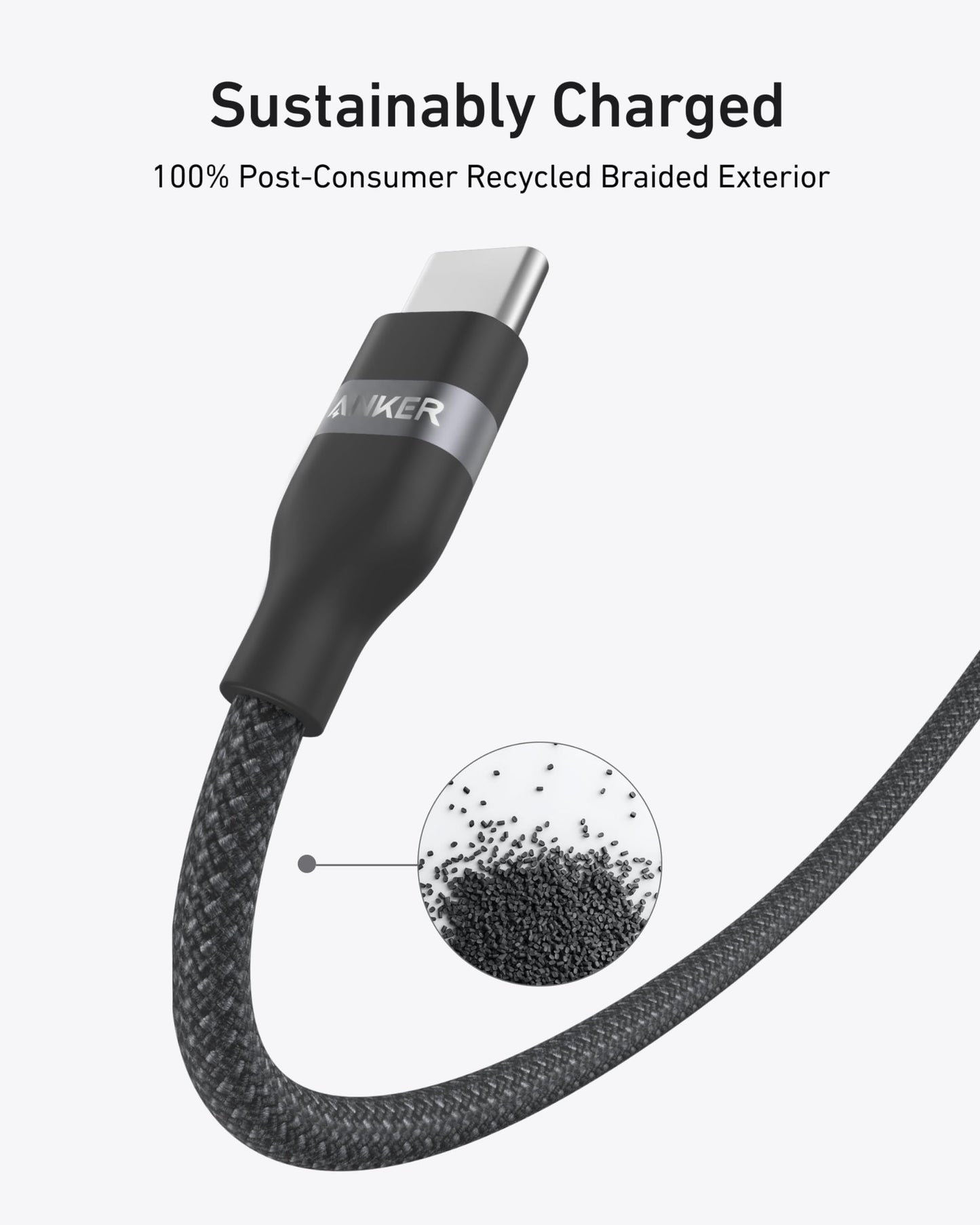 Anker Laptop Power Bank (25K, 165W, Built-In and Retractable Cables) and Anker USB-C to USB-C Cable (240W, Upcycled-Braided)