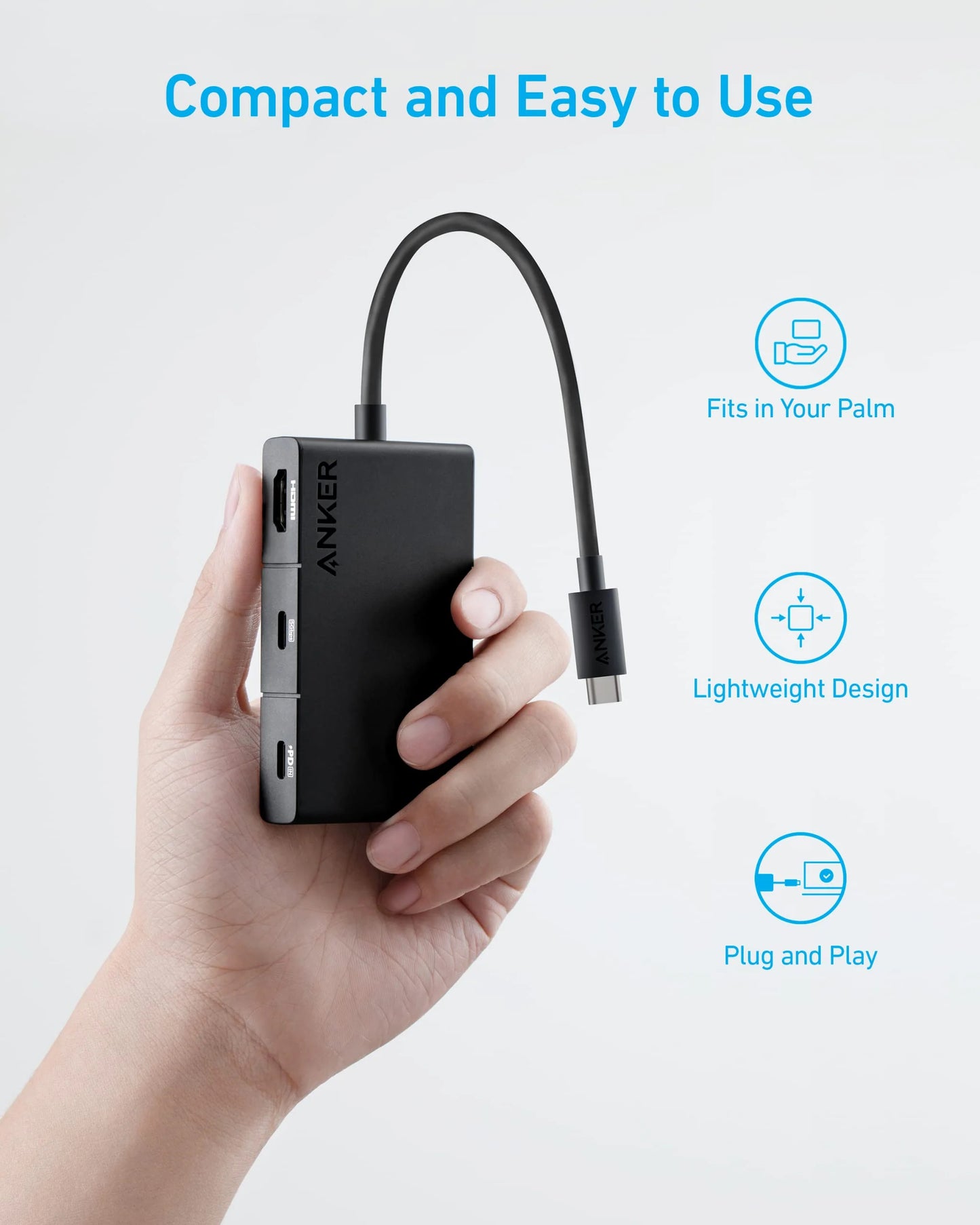 Anker <b>332</b> USB-C Hub (5-in-1)
