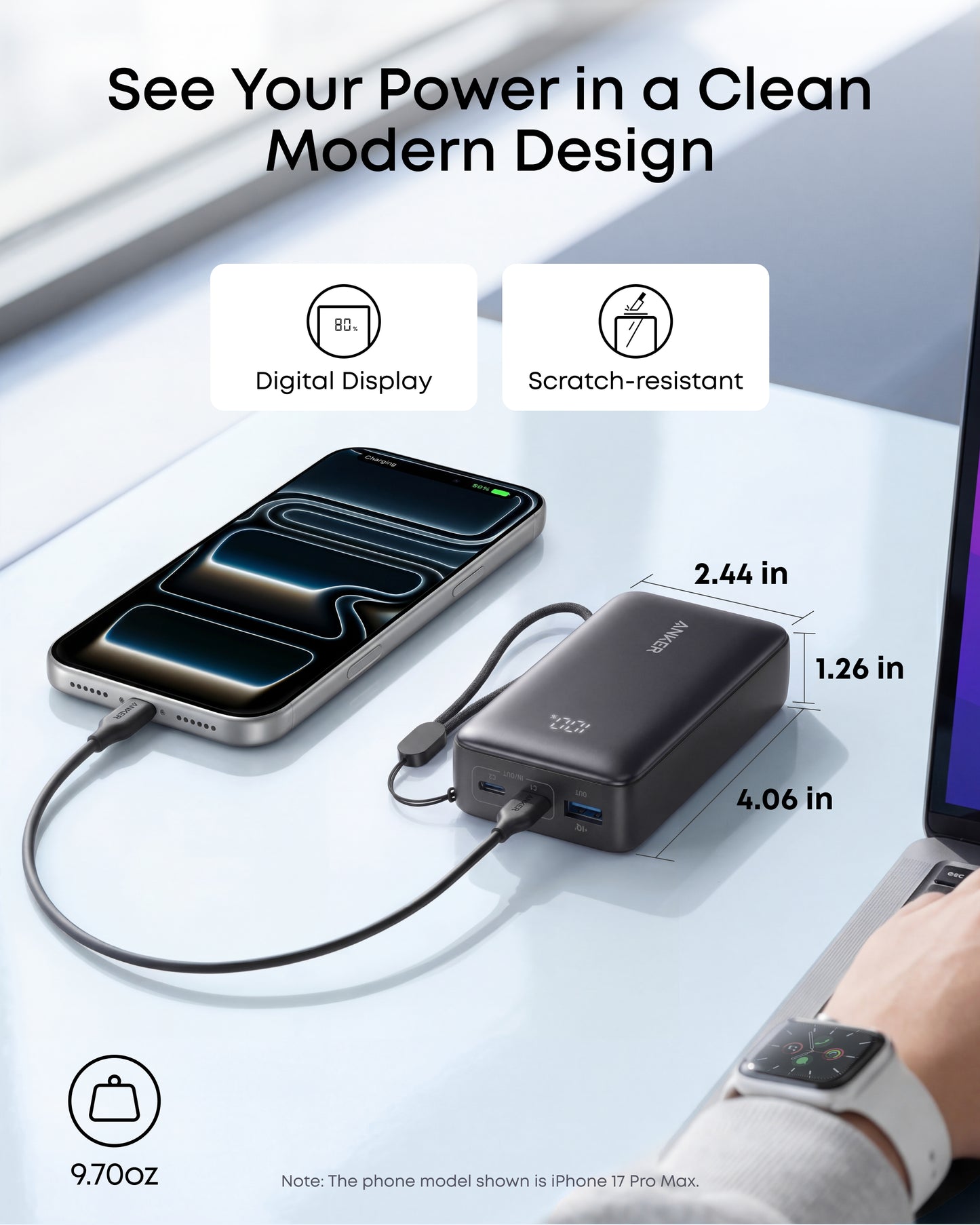Anker Zolo Power Bank (10K, 30W)