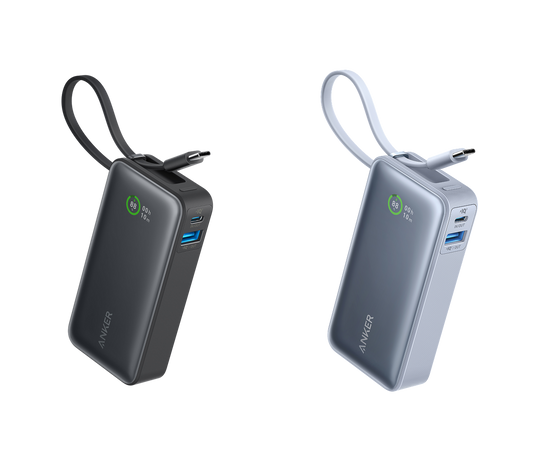 Anker Nano Power Bank (30W, Built-In USB-C Cable)