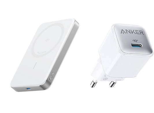 Anker MagGo Power Bank (10K, Slim) and Anker Nano Charger (20W)