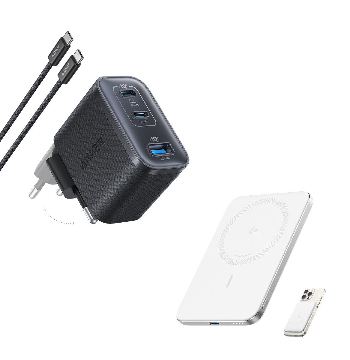 Anker Nano Power Bank (5K, MagGo, Slim) and Anker Nano Charger (70W, 3 Ports) | Exclusive Livestream Offer