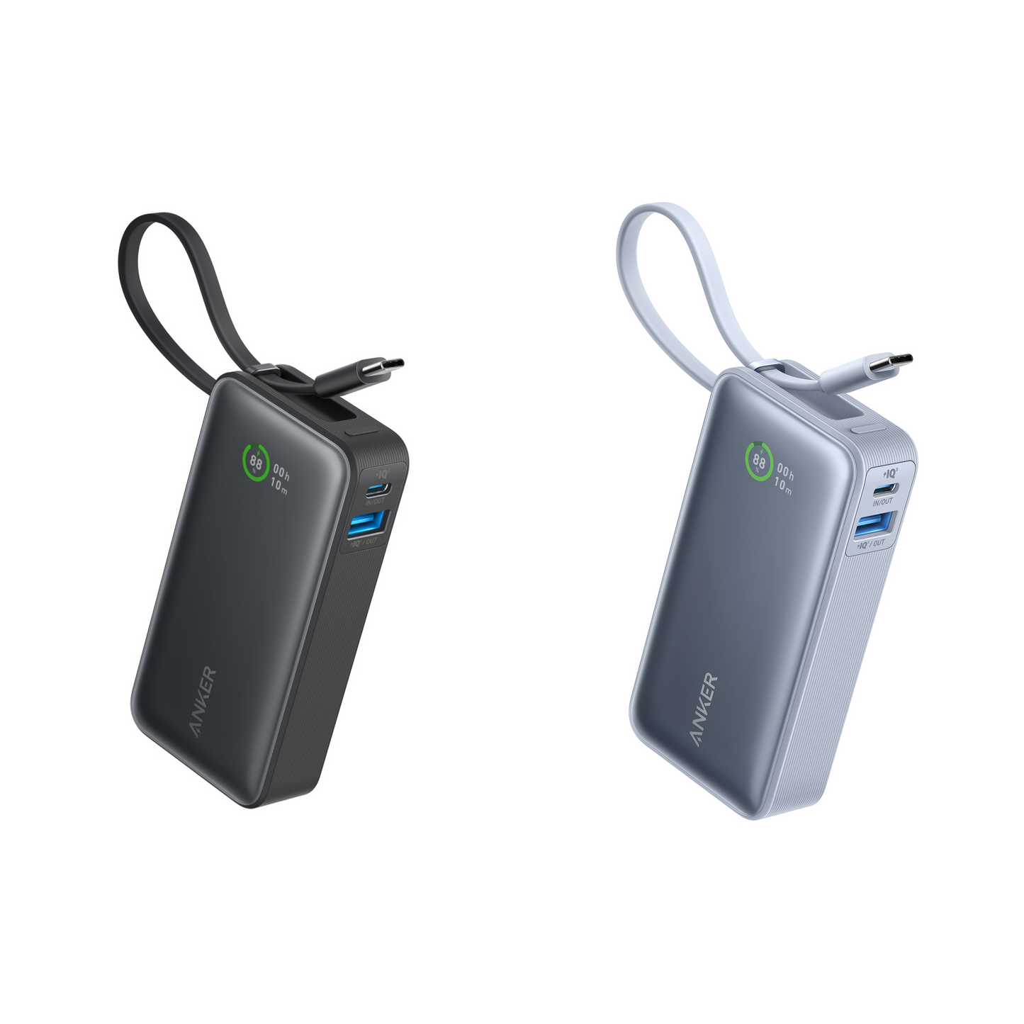 Anker Nano Power Bank (30W, Built-In USB-C Cable)