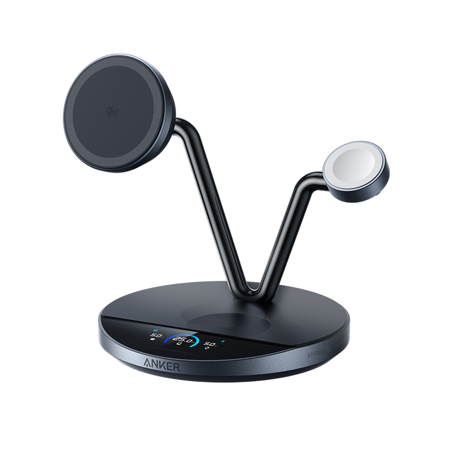 Anker Prime Wireless Charging Station (3-in-1, MagGo, AirCool, Dock Stand)