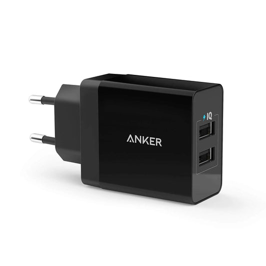 Refurbished Anker 24W 2-Port USB Wall Charger