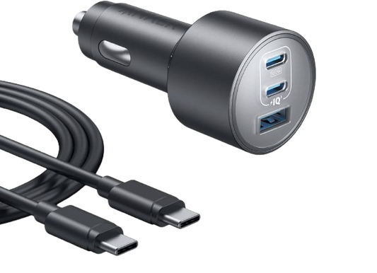 Anker Car Charger (167.5W, 3 Ports)
