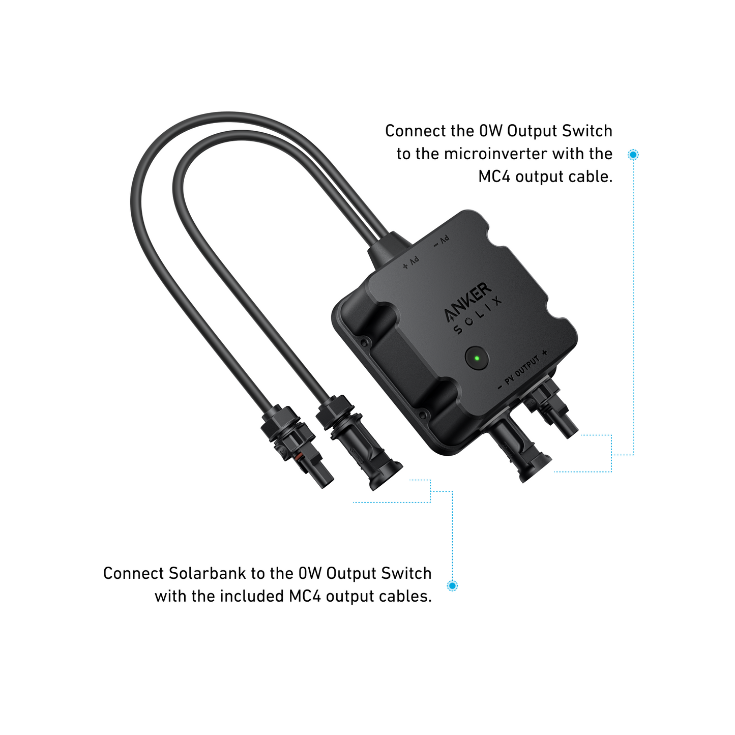 Anker SOLIX Solarbank E1600 0W Output Switch