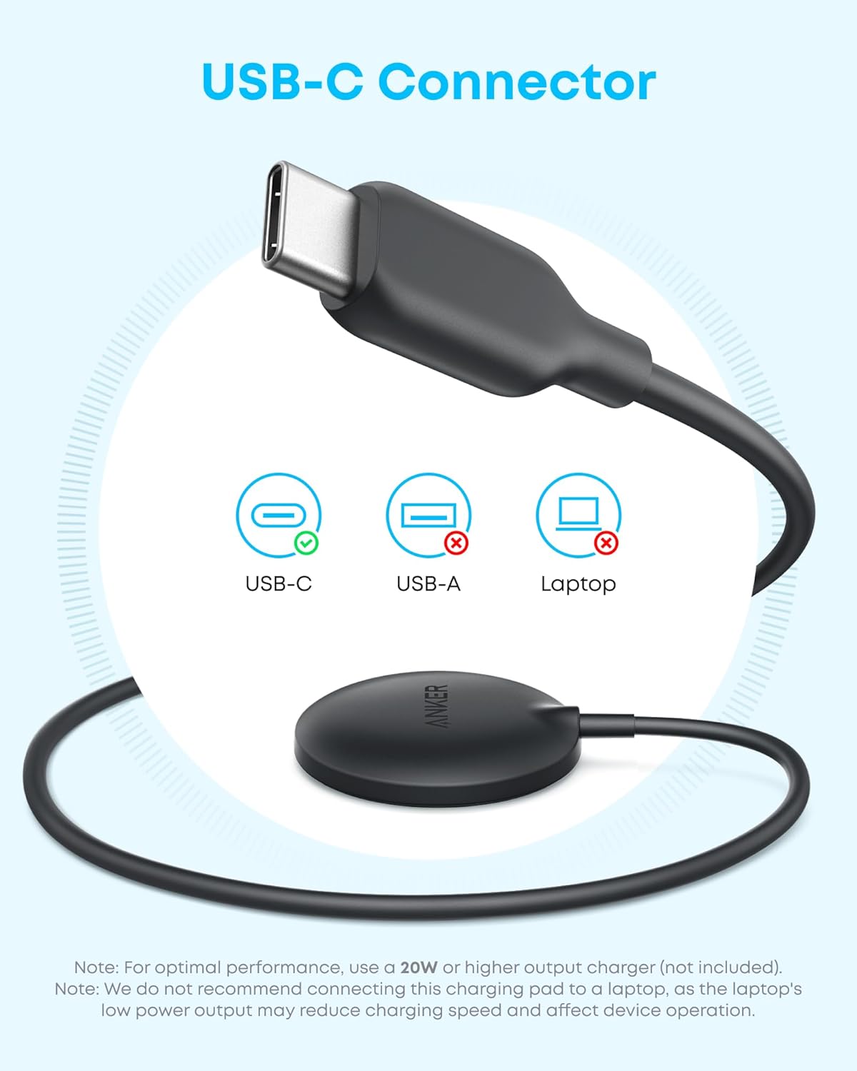 MagGo Wireless Charger (15W, Pad)