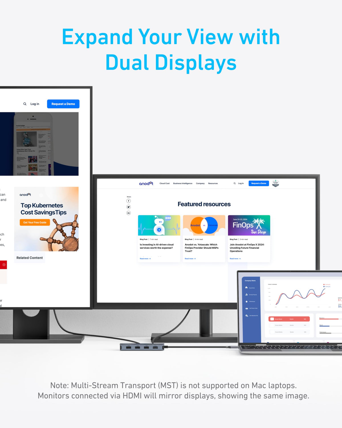 Anker USB-C Hub (7-in-1, Dual Display)