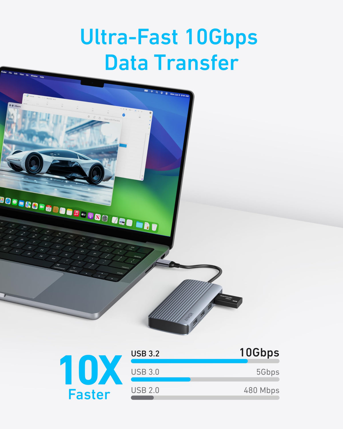 Anker USB-C Hub (7-in-1, Dual Display)