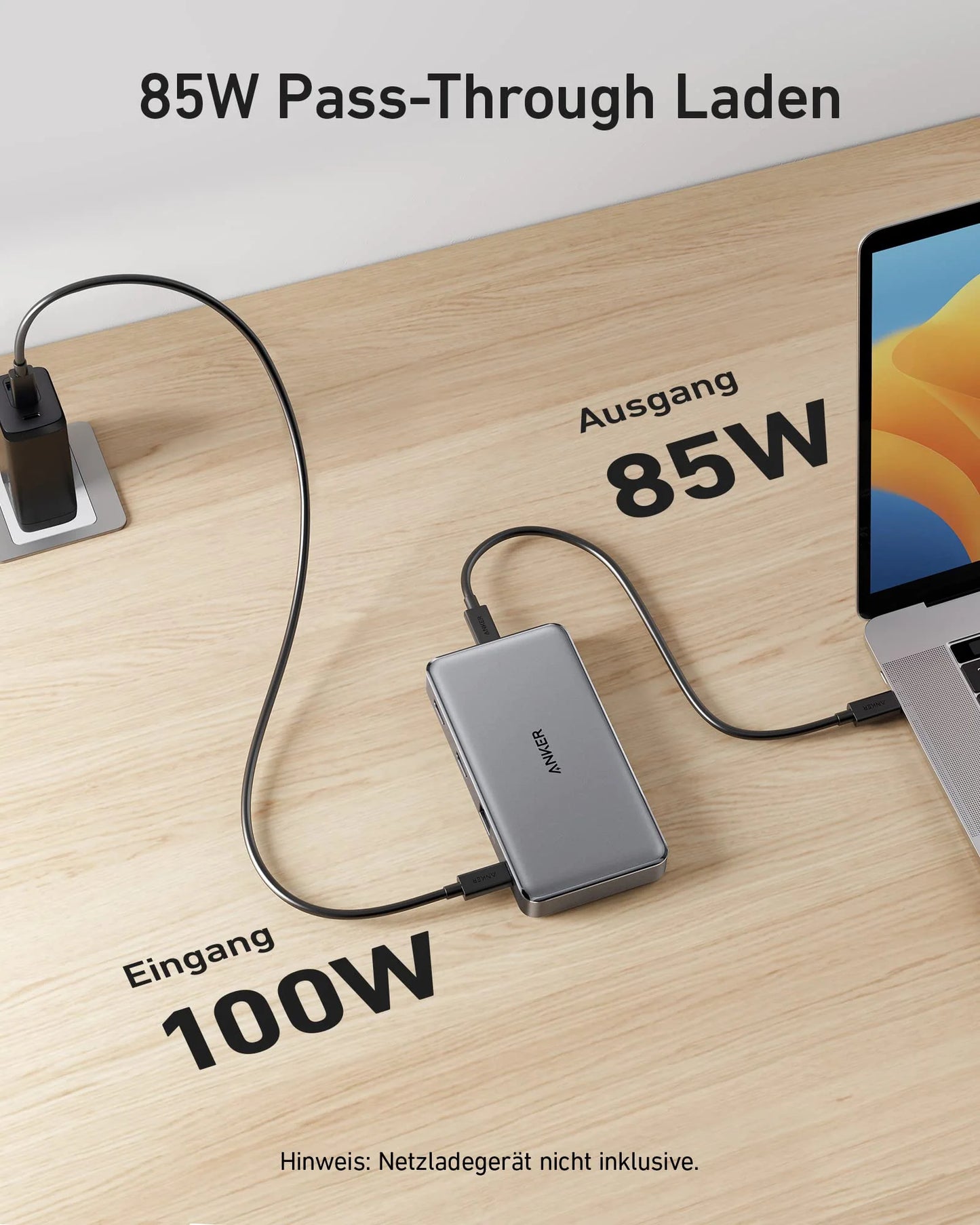 Anker <b>563</b> USB-C Hub (10-in-1, Dual 4K HDMI, for MacBook)