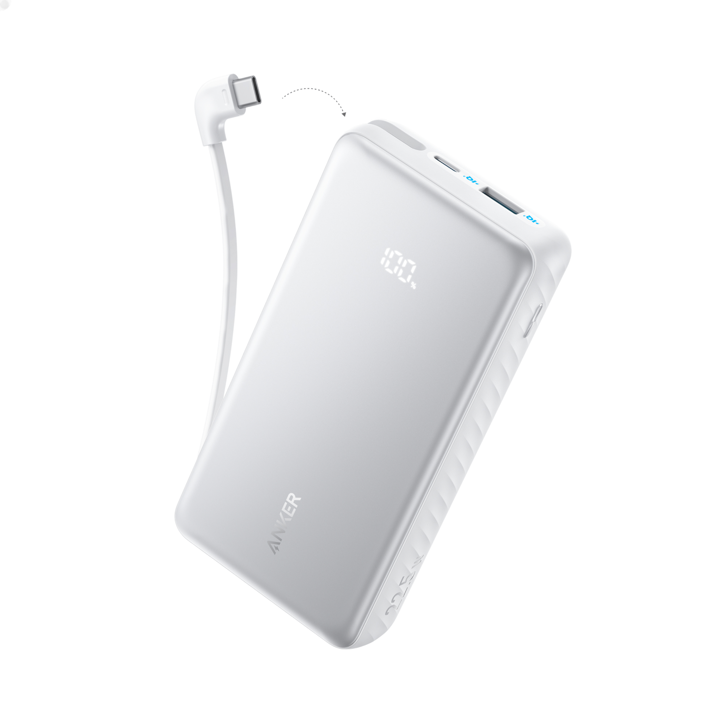 Anker Zolo Power Bank (20K, 22.5W, Built-In USB-C Cable)