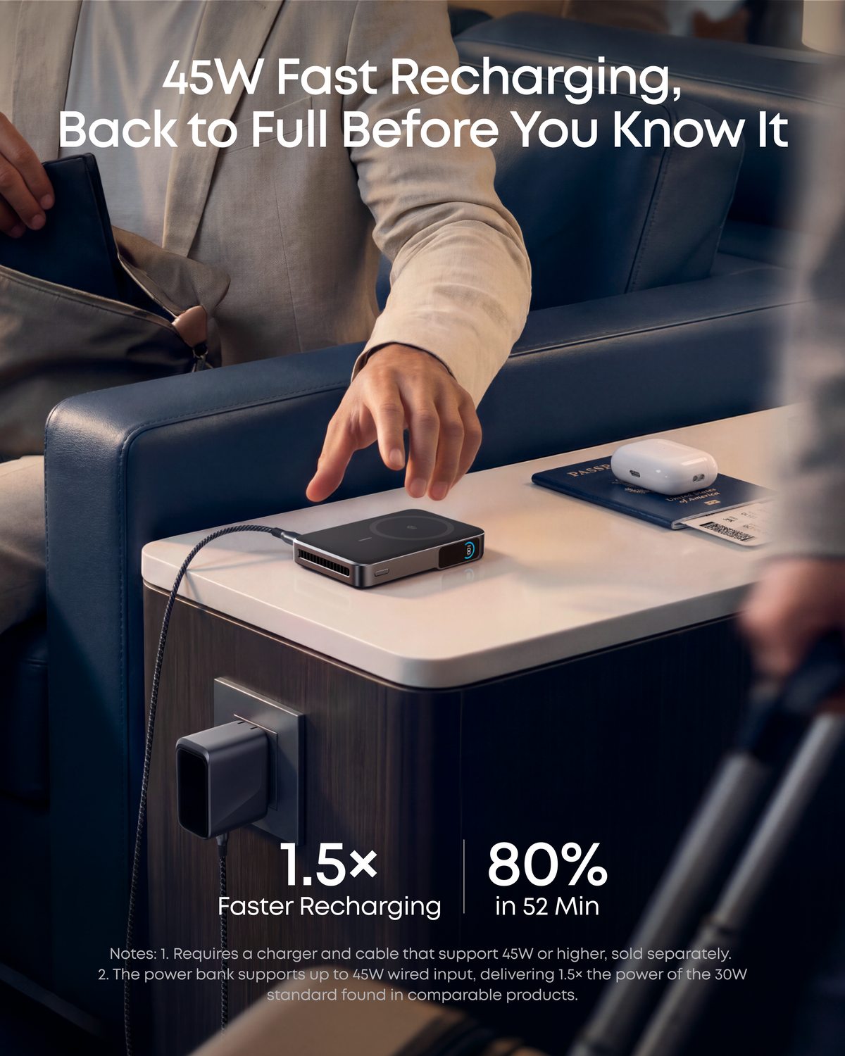 Anker MagGo 2 Pro Magnetic Power Bank (10K, Qi2 25W, Active Cooling)