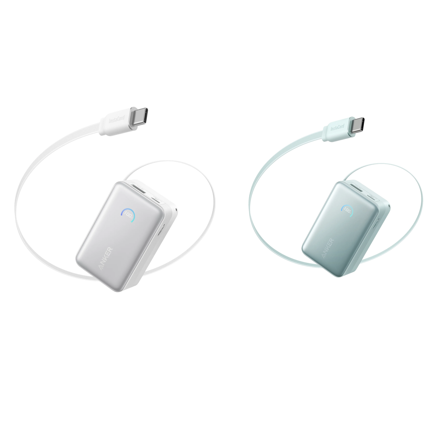 Anker Nano Power Bank (10K, 45W, Built-In Retractable USB-C Cable)