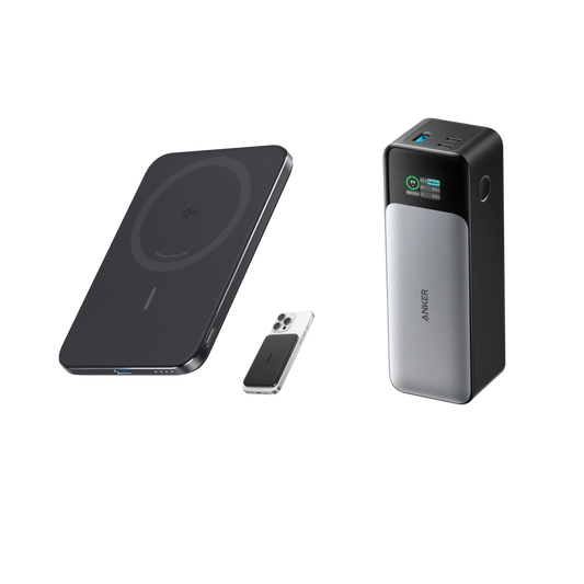 Anker Nano Power Bank (5K, MagGo, Slim) and Anker 737 Power Bank (PowerCore 24K)