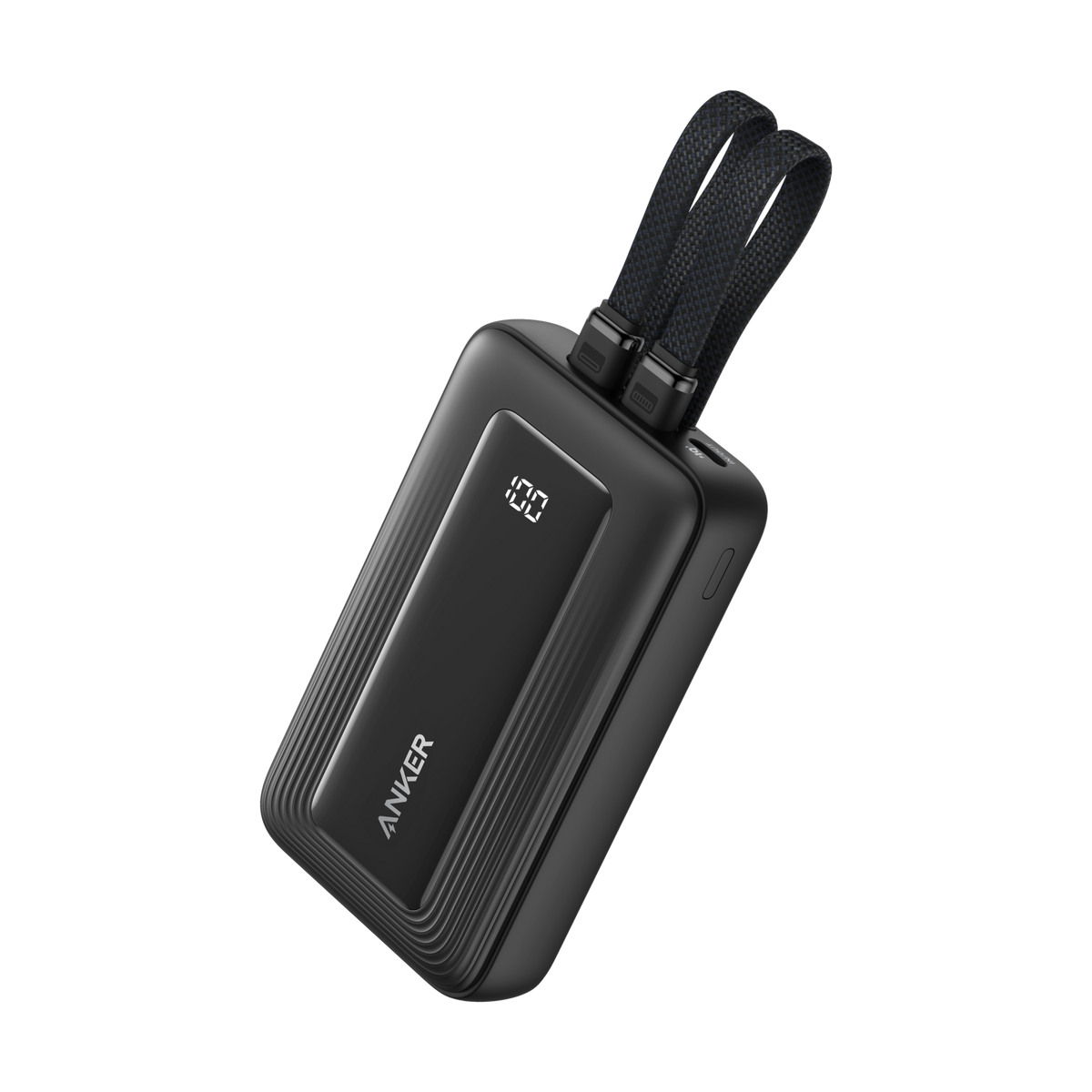 Anker Zolo Power Bank (10K,35W,Built-In Dual USB-C Cables)