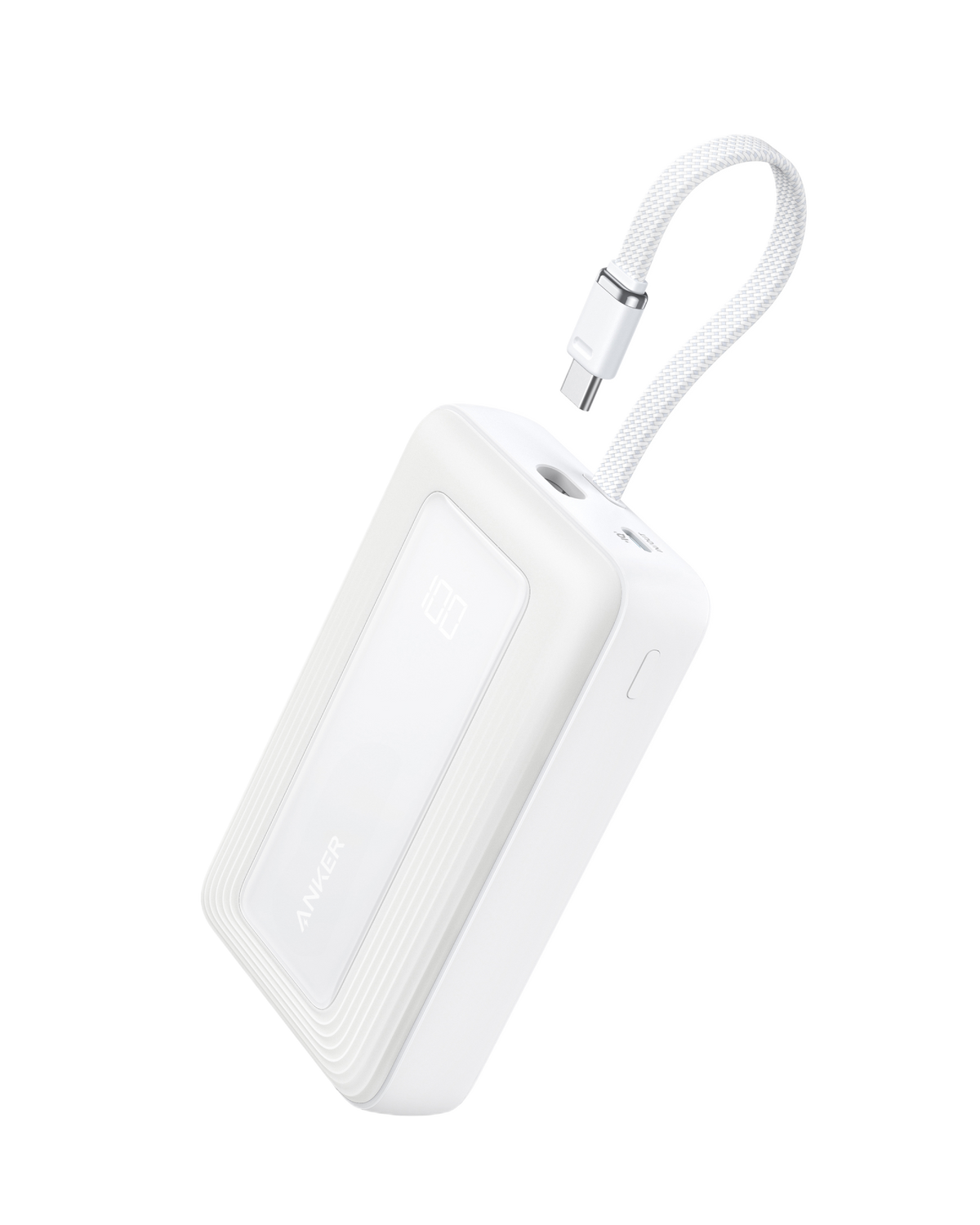 Anker Zolo Power Bank (20K,30W,Built-In USB-C Cable)