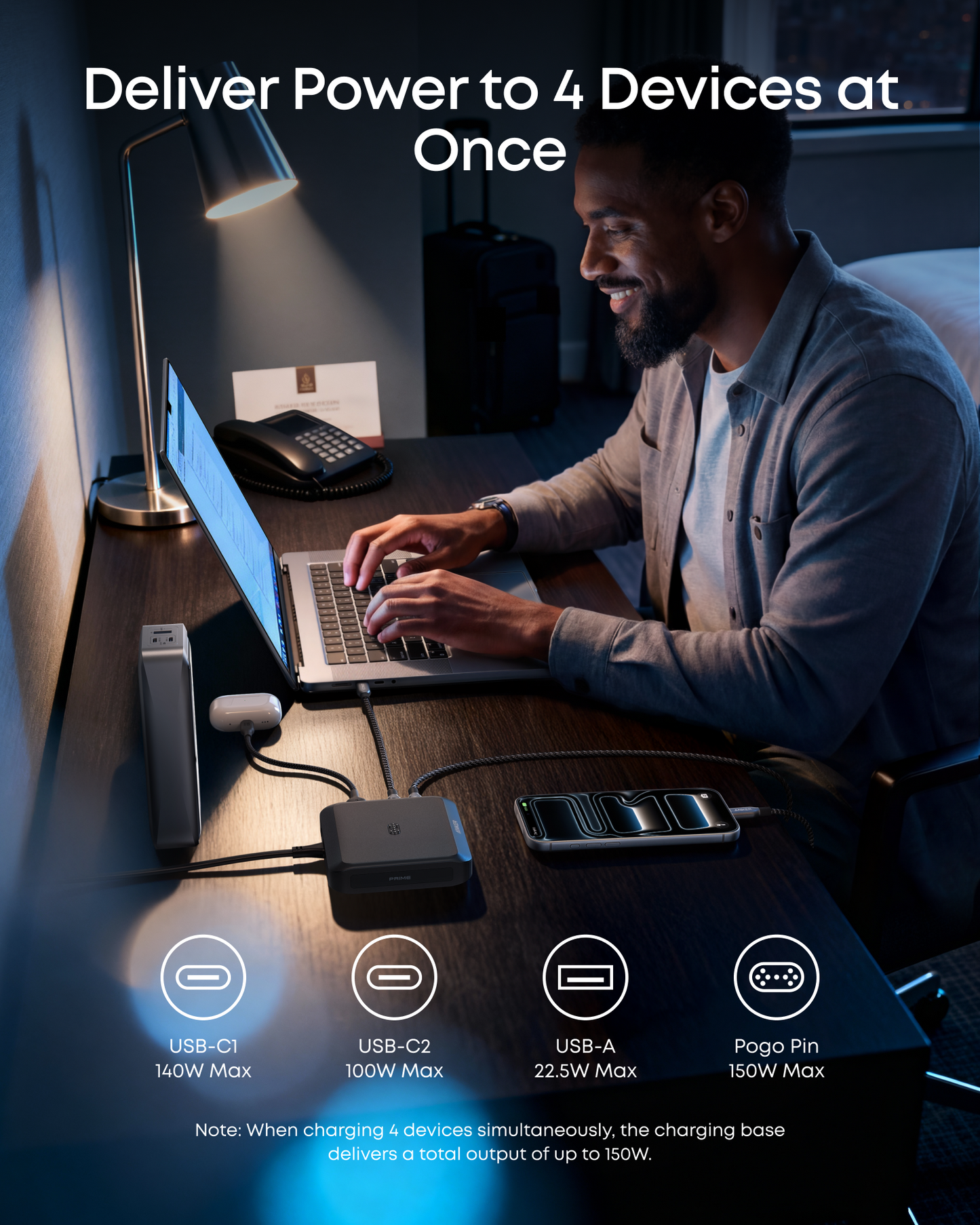 Anker Prime Charging Base (150W, 3 Ports)