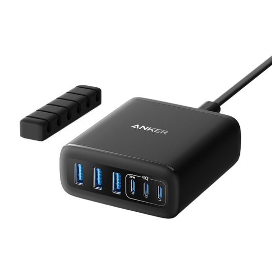 Anker Charger (112W, 6 Ports, GaN)