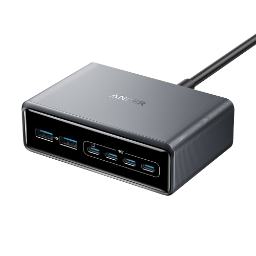 Anker Zolo Power Bank (20K,30W,Built-In USB-C Cable) and Anker Prime Charger (200W, 6 Ports, GaN)