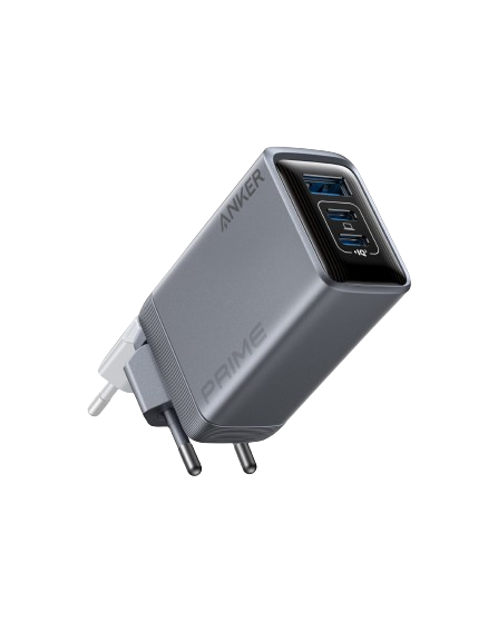 Ładowarka Anker Prime (100 W, 3 porty, GaN) i Kabel Anker USB-C do USB-C (240 W, pleciony z recyklingu)