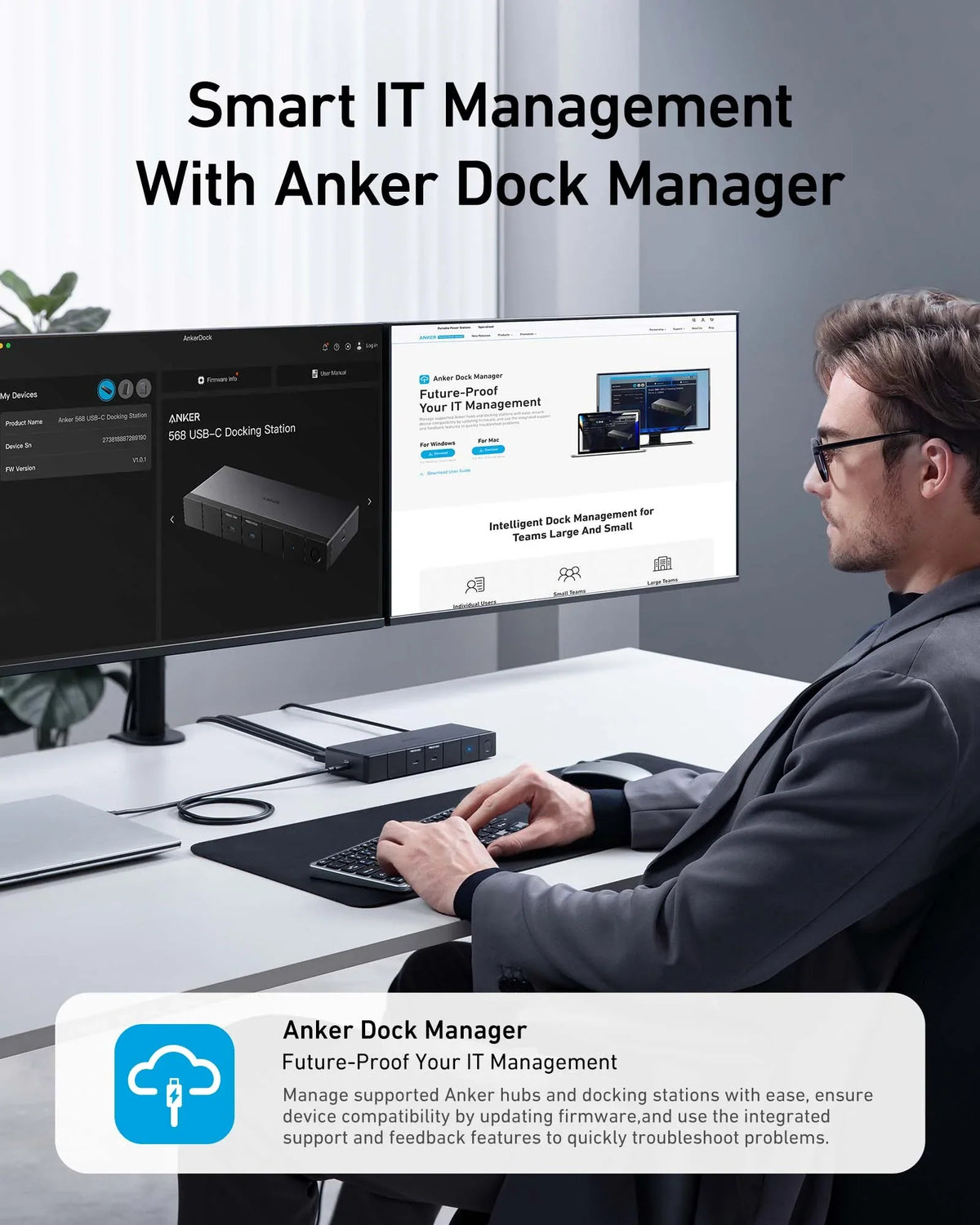 Anker &lt;b&gt;568&lt;/b&gt; USB-C Dockingstation (11-in-1, USB4)