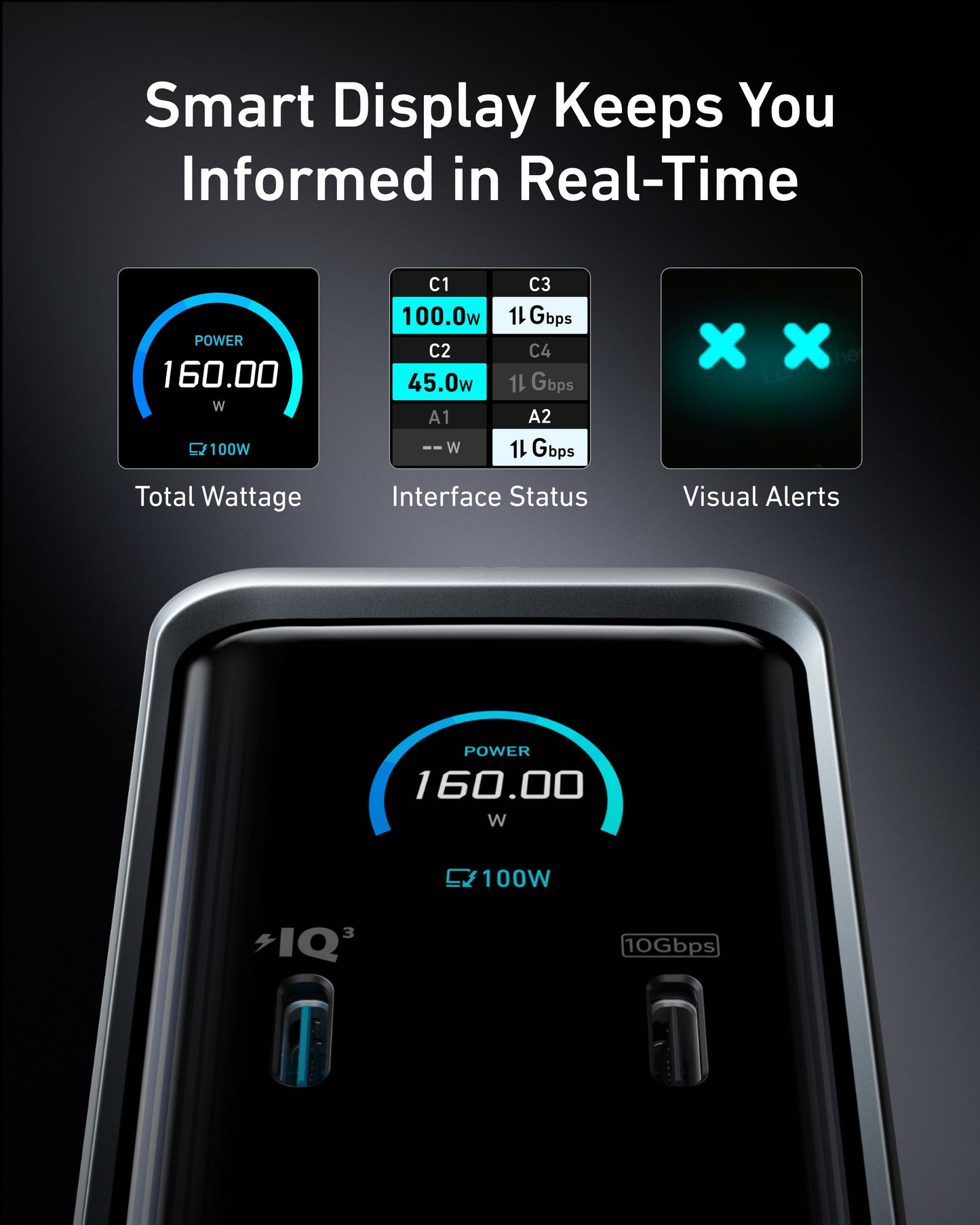 Anker Prime Charging Docking Station with 240W USB-C to USB-C Cable