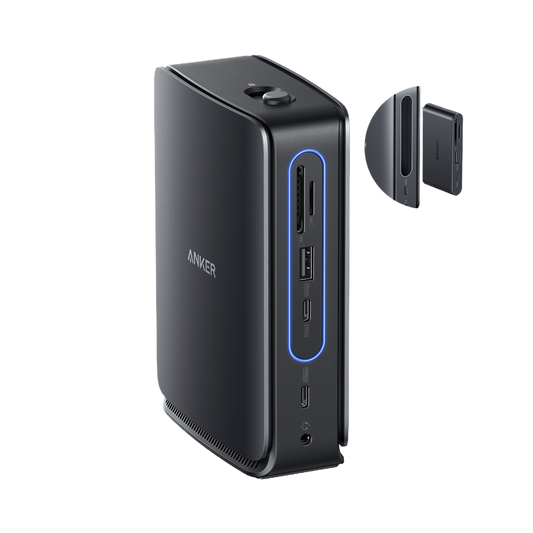 Anker Nano Docking Station (13-in-1, Triple Display, Built-In Removable Hub)