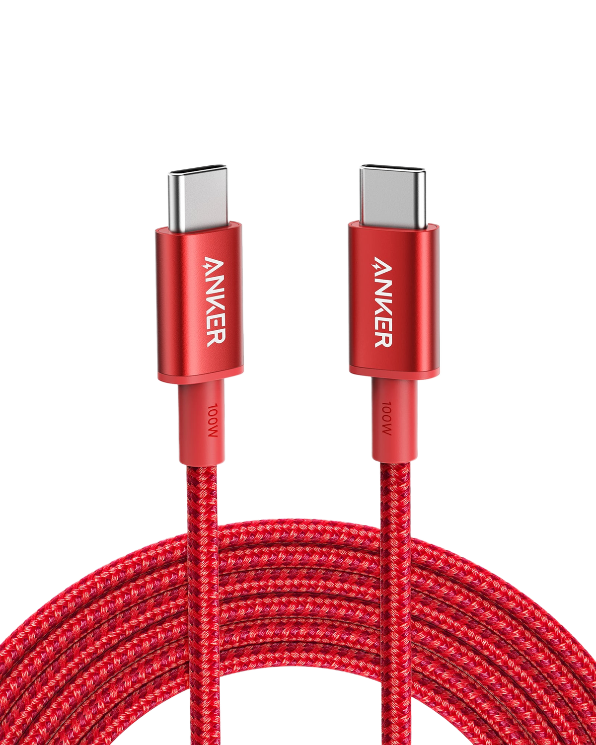 USB-C to USB-C Cable (10ft, Braided, 100W)