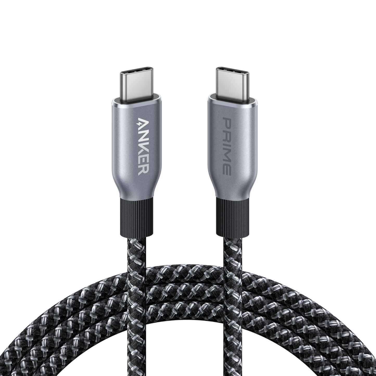 Anker Laptop Charger (140W, 4-Port, PD 3.1) with USB-C Cable and Anker Prime USB-C to USB-C Cable (240W, Upcycled-Braided)
