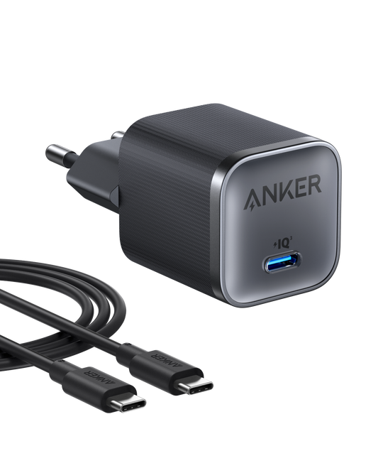 Anker Nano Charger (45W) with USB-C to USB-C Cable