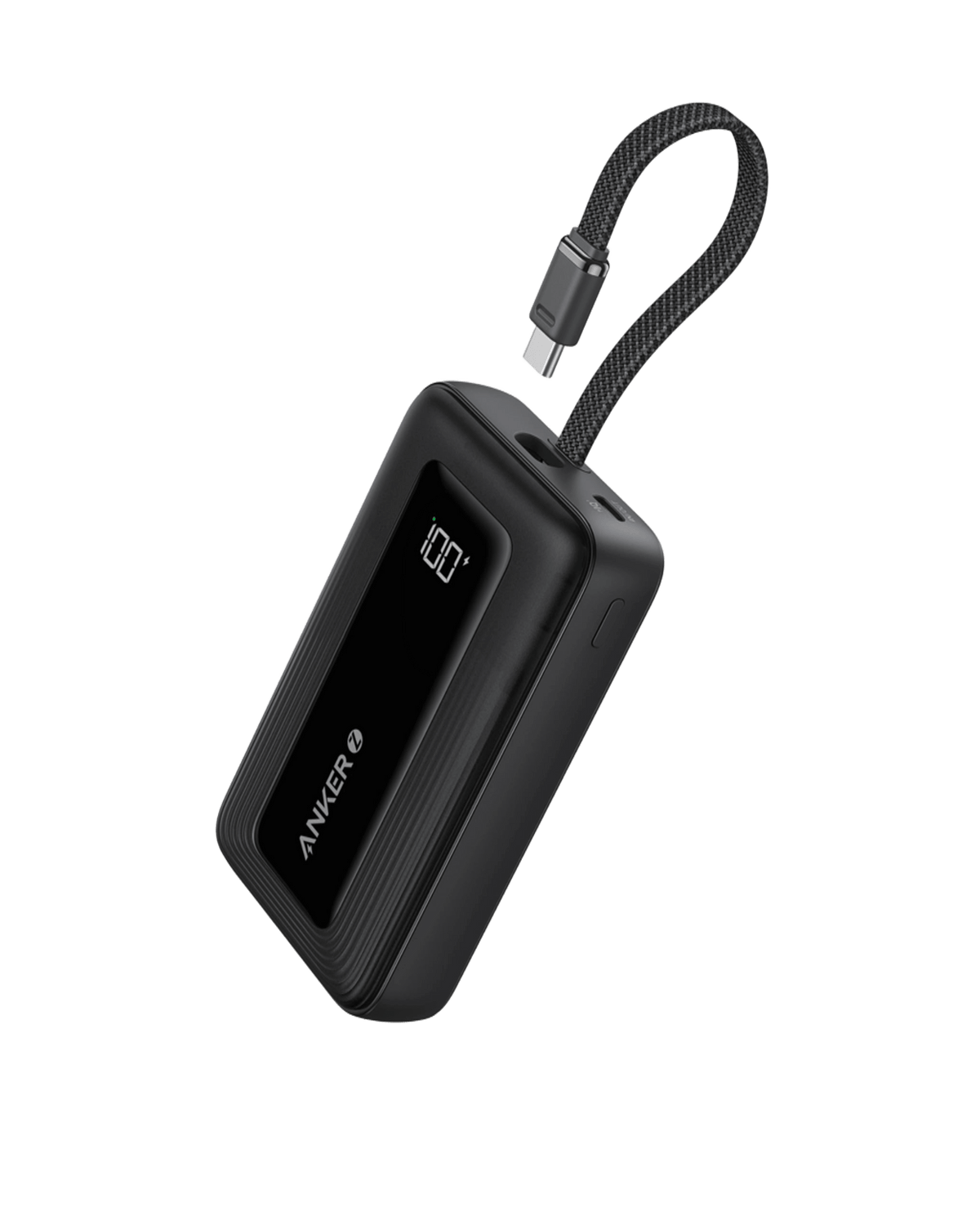 Anker Zolo Power Bank (10K,30W,Built-In USB-C Cable)