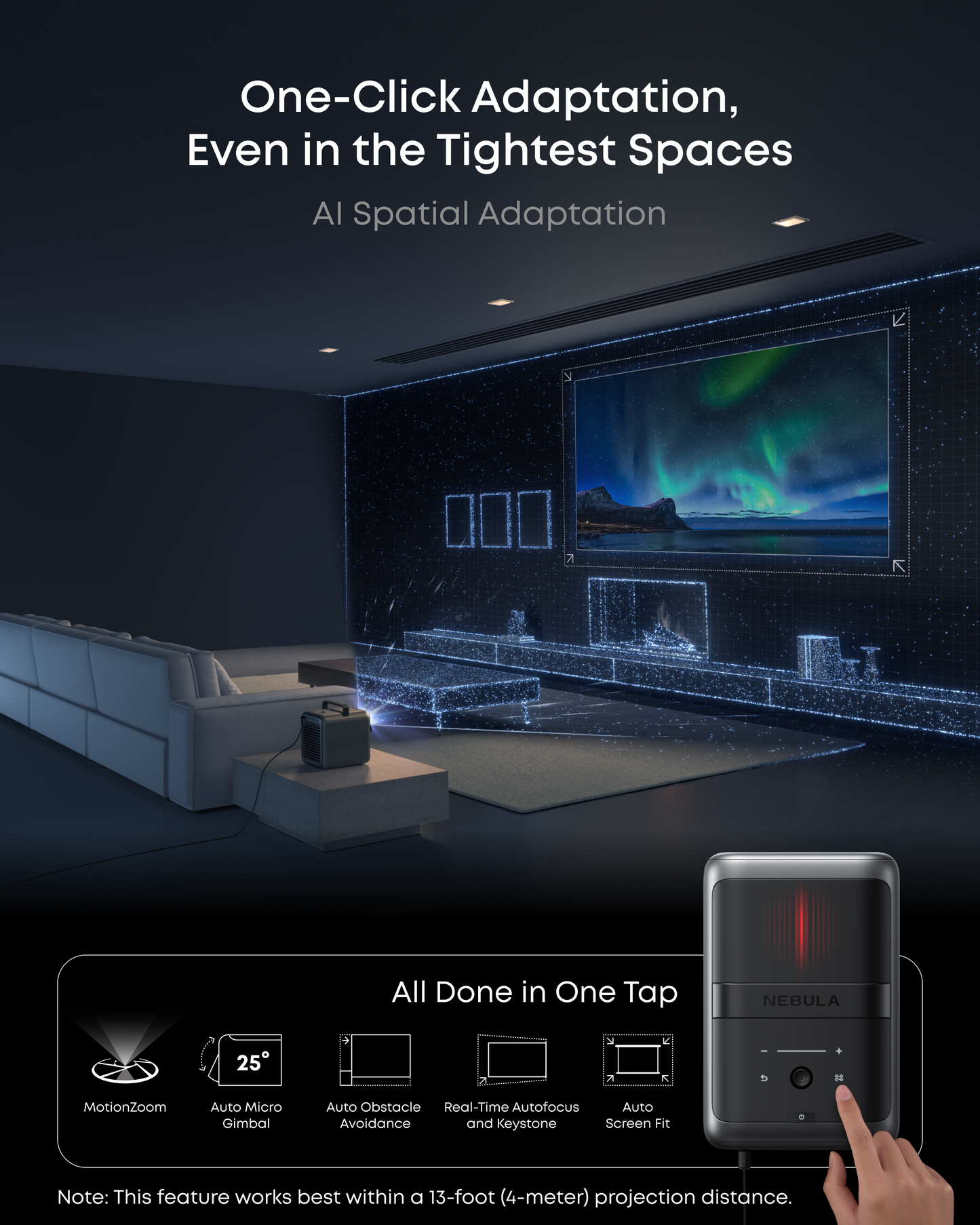 NEBULA X1 Triple Laser 4K Projector