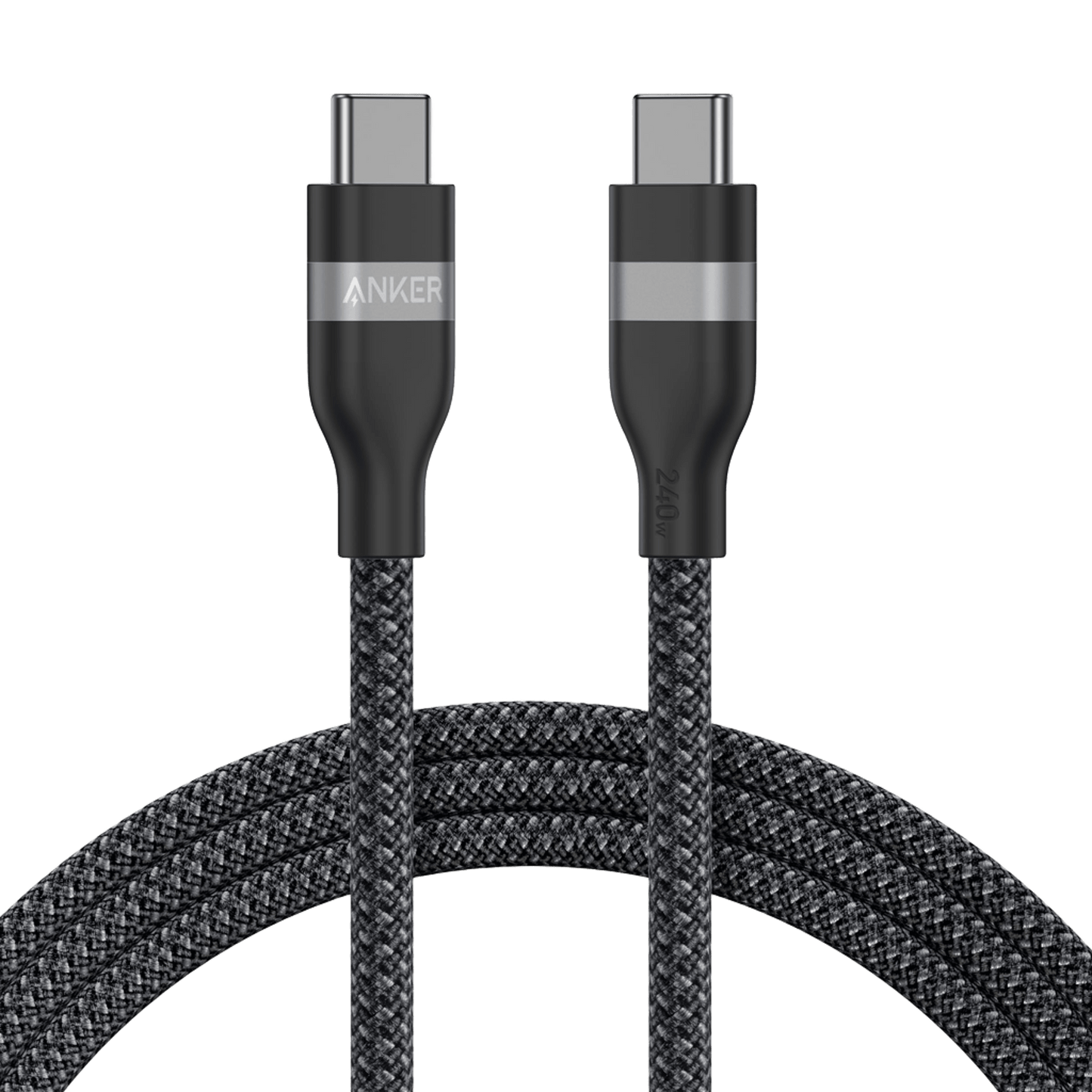 Anker Laptop Power Bank (25K, 165W, Built-In and Retractable Cables) and Anker USB-C to USB-C Cable (240W, Upcycled-Braided)