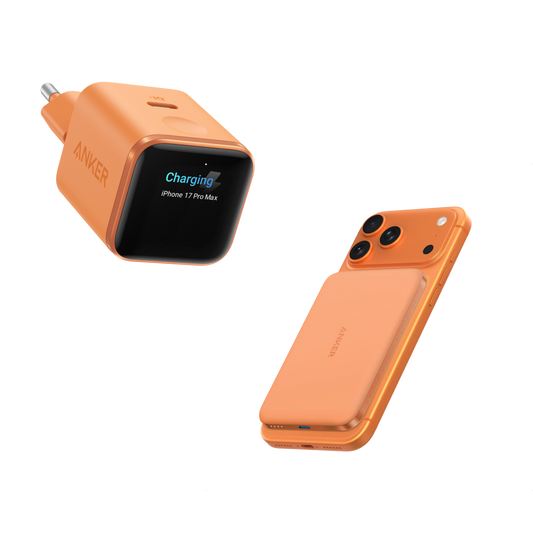 Anker Nano Power Bank (5K, MagGo, Slim) and Anker Nano 45W Smart Display Charger