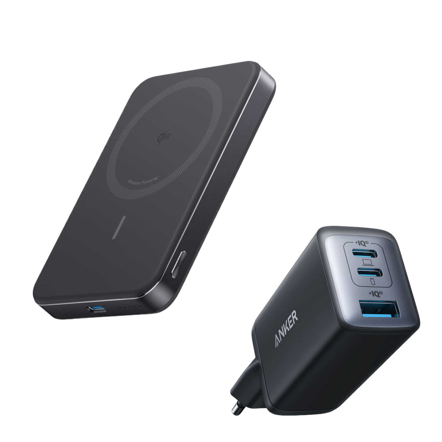 Anker MagGo Power Bank (10K, Slim) and Anker 735 Charger (Nano II 65W)