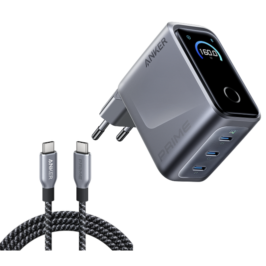 Ładowarka Anker Prime i Kabel Anker Prime USB-C do USB-C