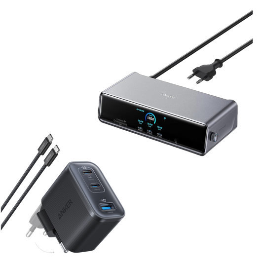 Stacja dokująca Anker Prime i Anker Nano ładowarka (70W, 3 porty)