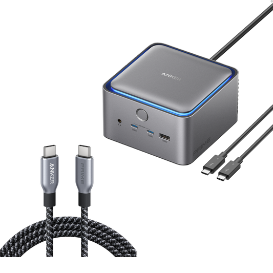 Anker Prime Thunderbolt 5 Stacja dokująca i Kabel Anker Prime USB-C do USB-C