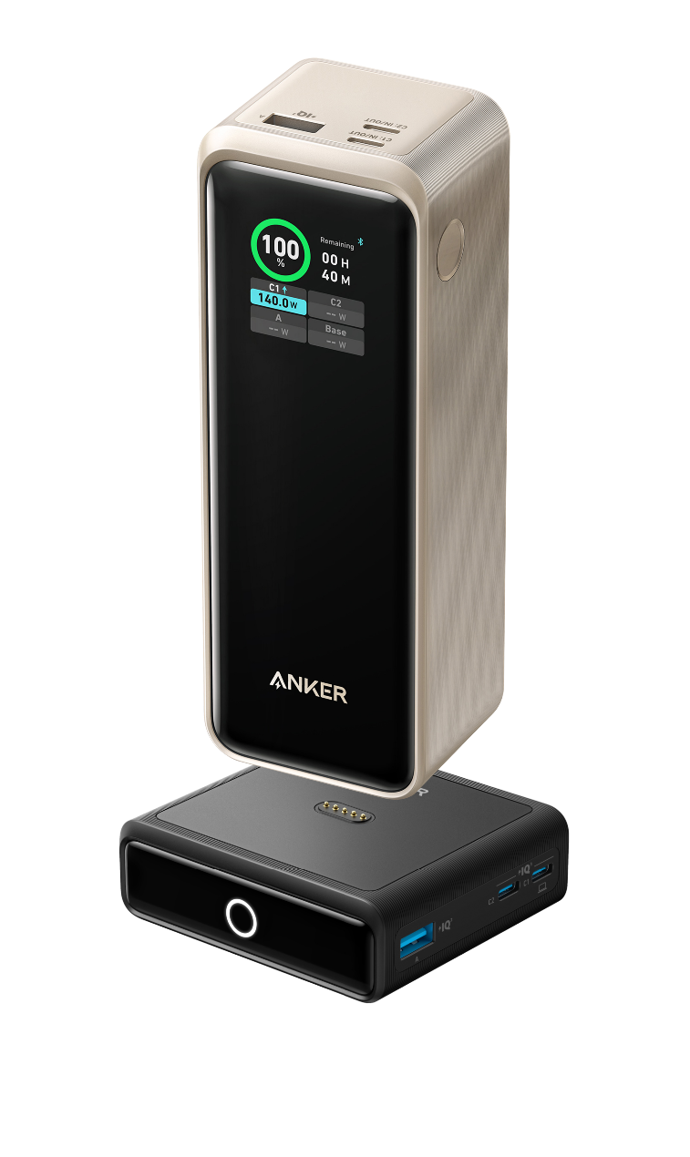 Anker Prime 27,650mAh Power Bank (250W)+Anker 100W Charging Base for Anker Prime Power Bank