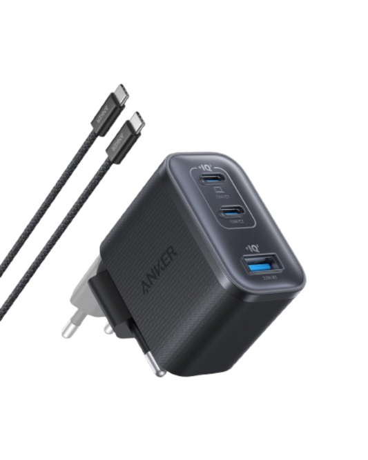 Anker Nano Charger (70W, 3 Ports)