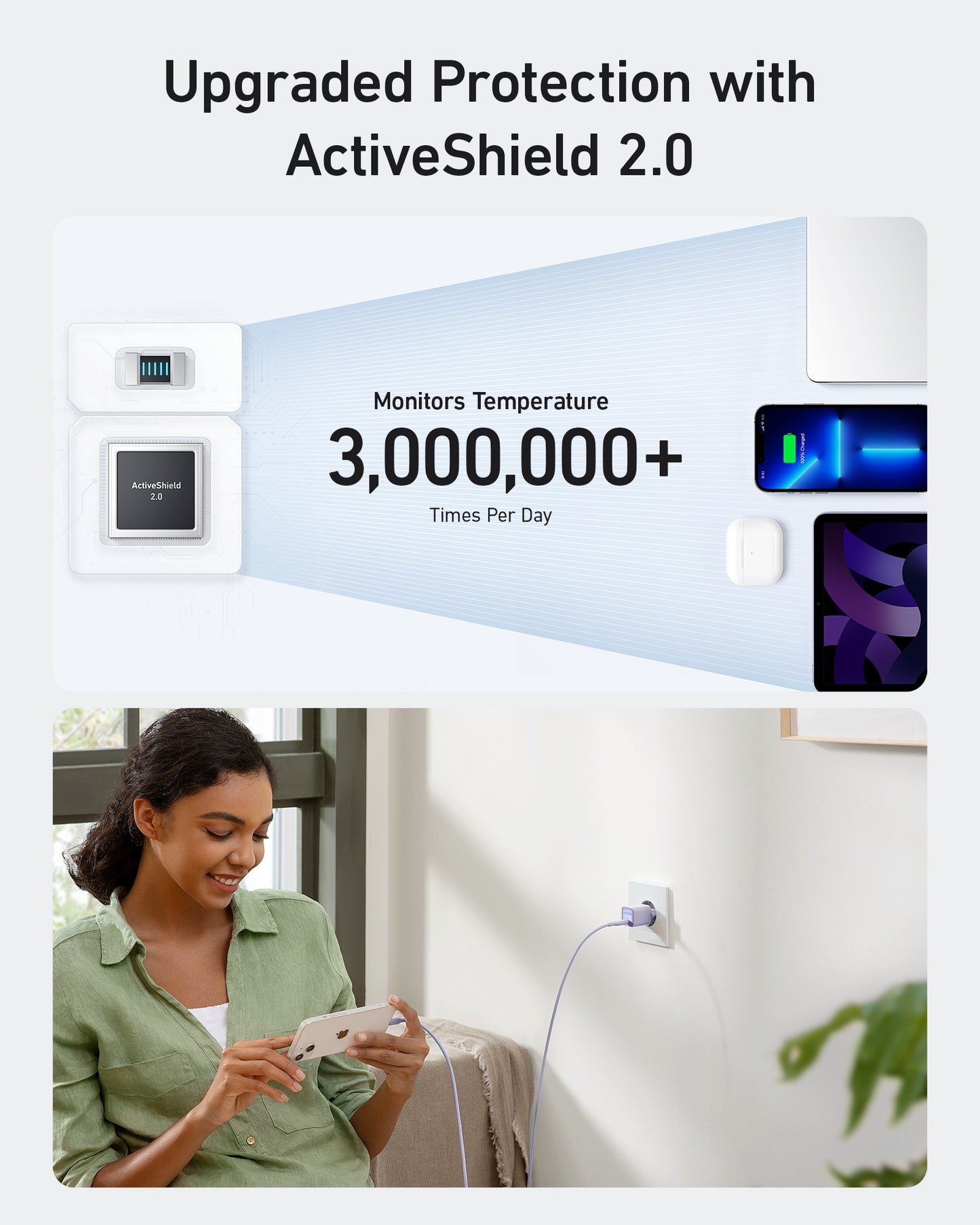 Powerbank Anker Nano (5 000mAh, MagGo, smukła konstrukcja) i Ładowarka Anker 511 (Nano 3, 30 W)